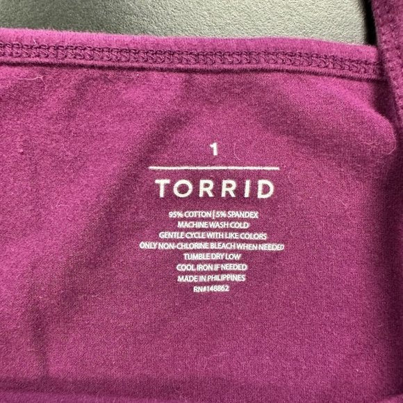 Torrid Fuchsia Tank Top - Size 1 (1X equivalent) - Picture 2 of 3